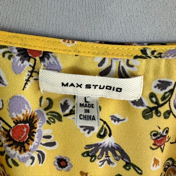 🎉5 for $45🎉 Max Studio top blouse shirt size L - Picture 5 of 8